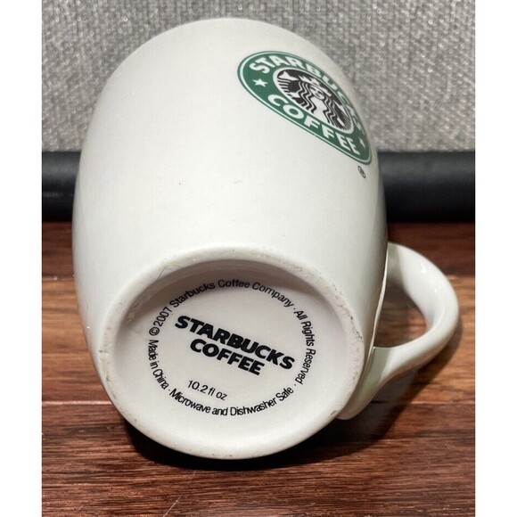 2007 Starbucks Coffee Mug Cup Classic Green & Black Mermaid Logo 10.2 oz - Picture 6 of 6